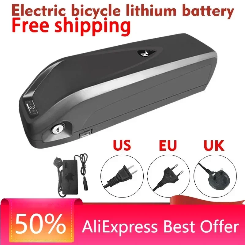 

Original 48V Battery 48V 20AH 52V ebike Battery 36V Hailong Max 40A BMS 350W 500W 750W 1000W 1500W 18650 Cell BBS02 BBS03 BBSHD