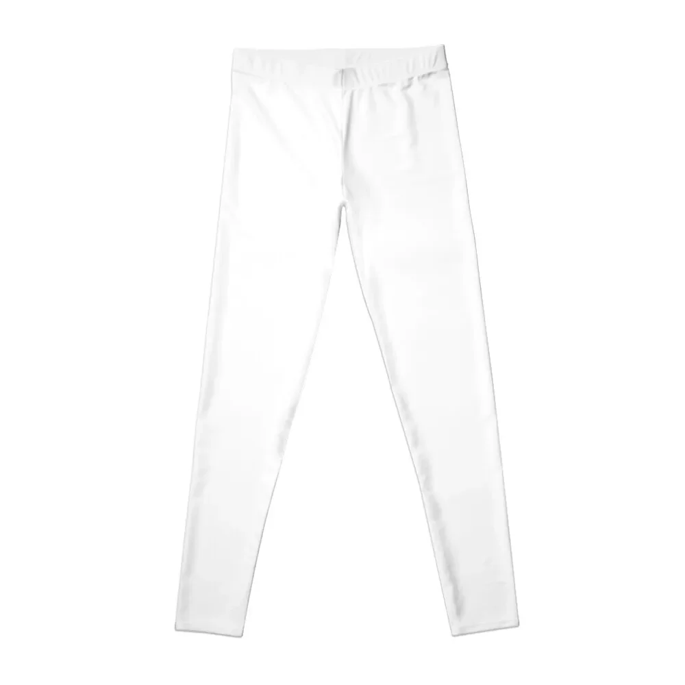 

Just Plain White | Plain White | Solid Color | White Leggings gym's clothing Golf wear Womens Leggings