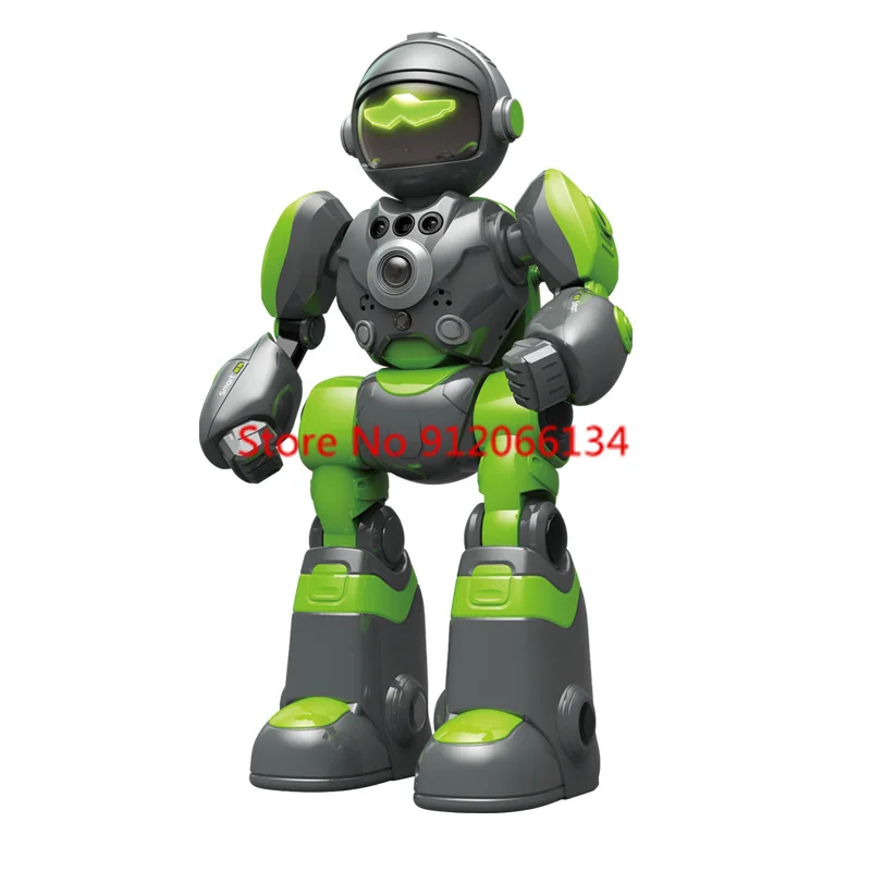 Kids Smart Early Education RC Robot 2.4Ghz Gesture Sensing Recording Repeating Smart Programming Remote Control Electric Robot 6