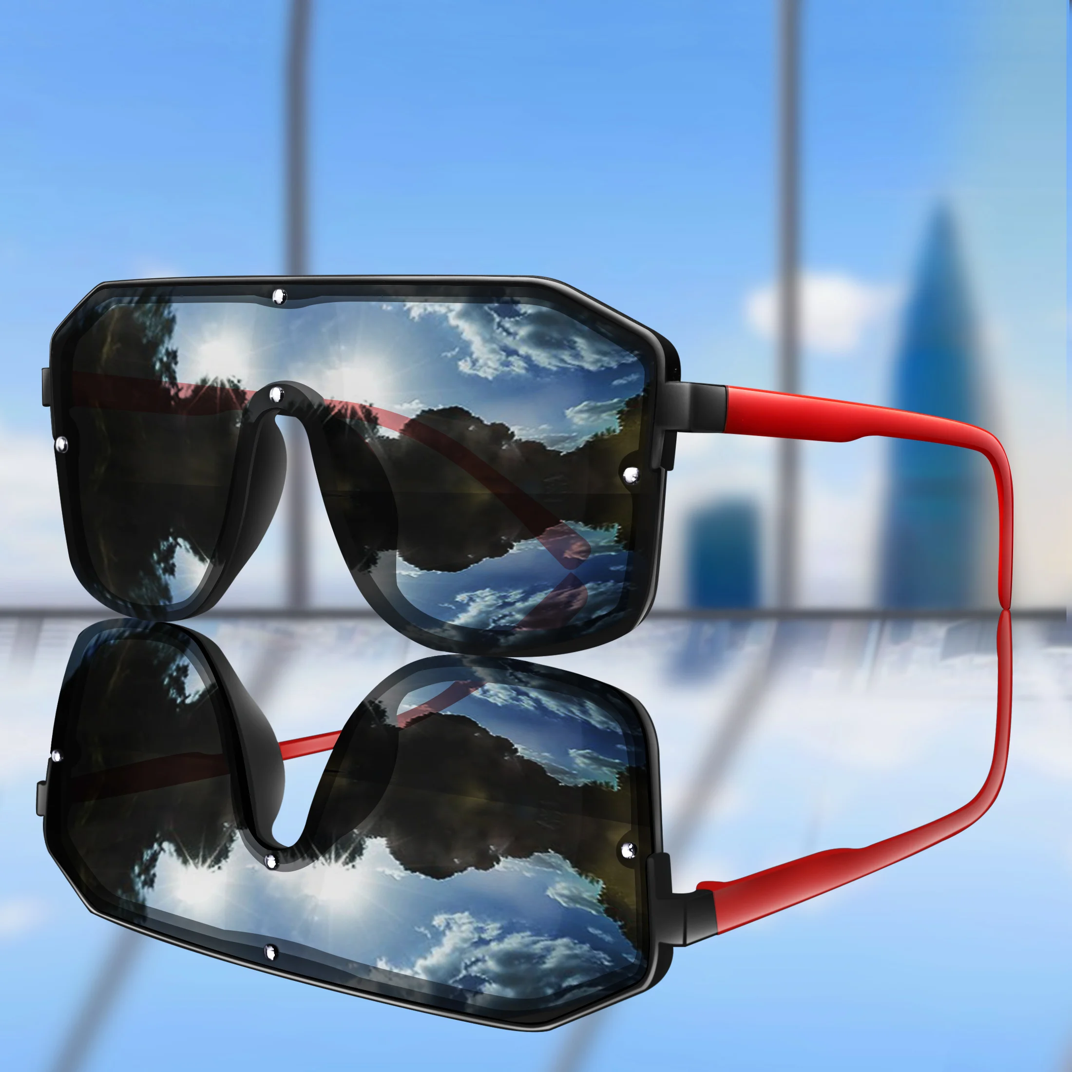 Fashion Big Square Sunglasses Eyewear