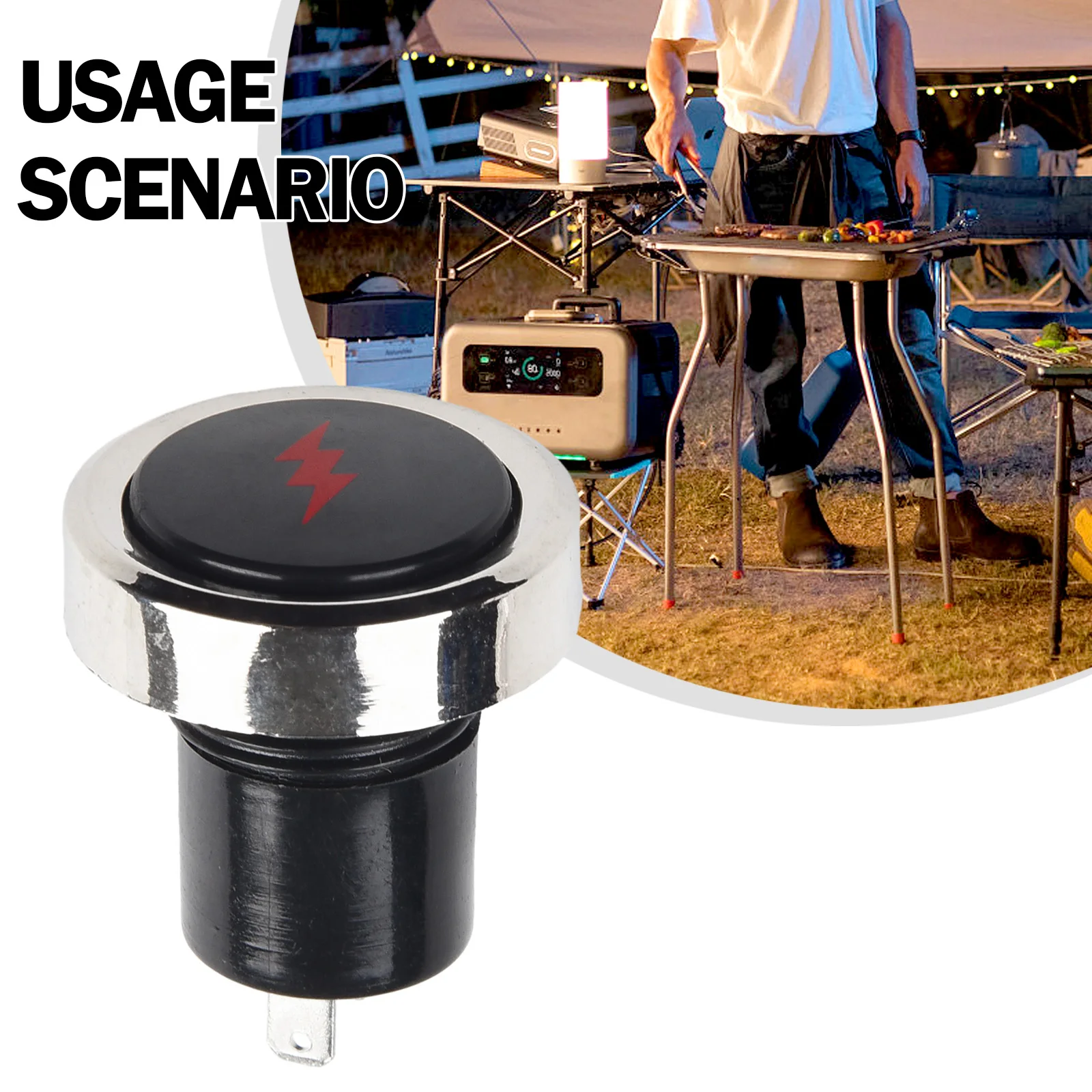 BBQ Electronic Ignition Button Replacement Ignitor Switch Coleman Gas Grill Outdoor Cooking Equipment Grills Tool Part gas cooker igniter