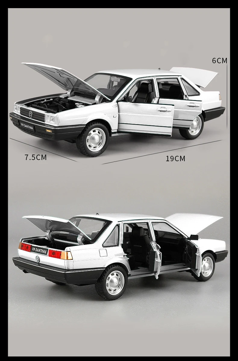 Volkswagen Santana 1:24 Ölçekli Model Araba