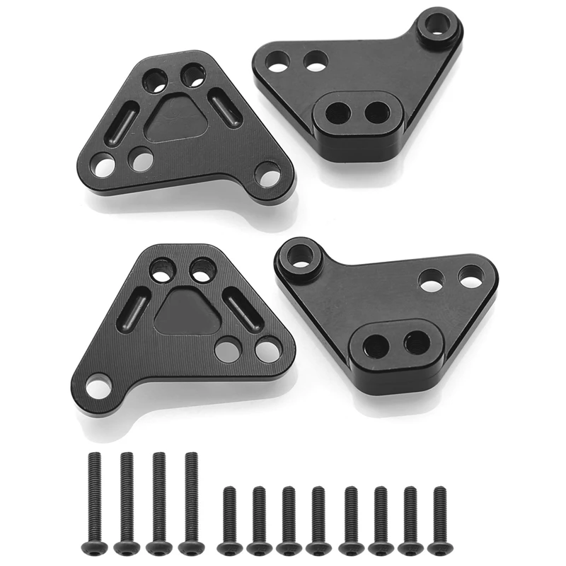 Staffa Di Montaggio Inferiore Dell'Ammortizzatore Anteriore E Posteriore In Metallo Per 1/10 Traxxas Maxx 2.0 V2 89076-4 Widemaxx