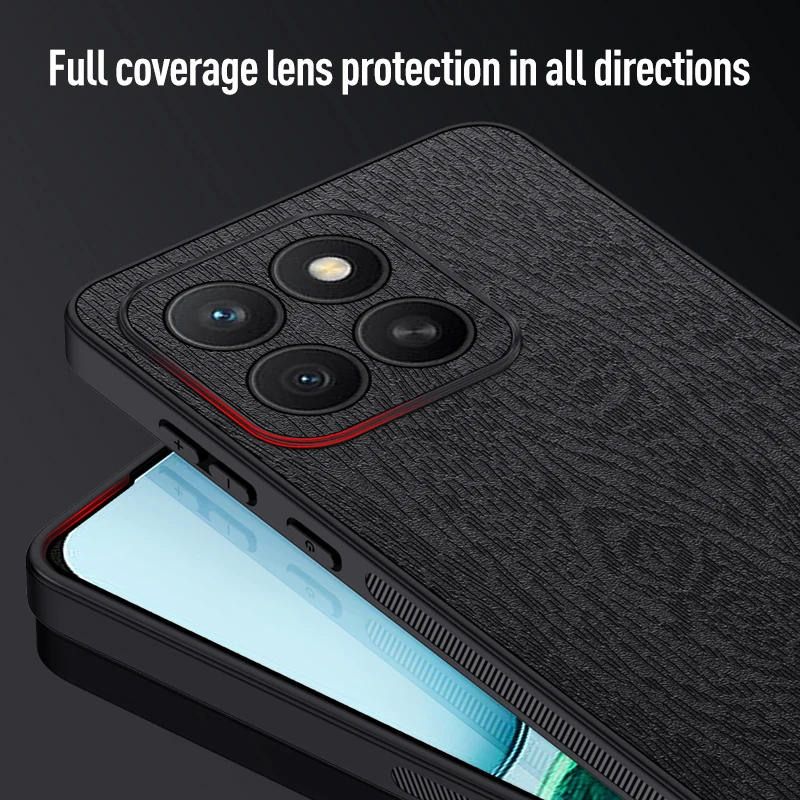 Luxury Wood Pattern Tree Texture Shockproof Case - Light & Thin Design