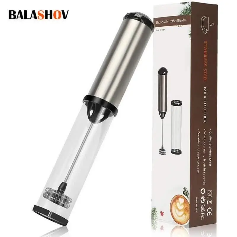 Usb Rechargeable Electric Milk Frother Coffee Milk Mixer Rechargeable