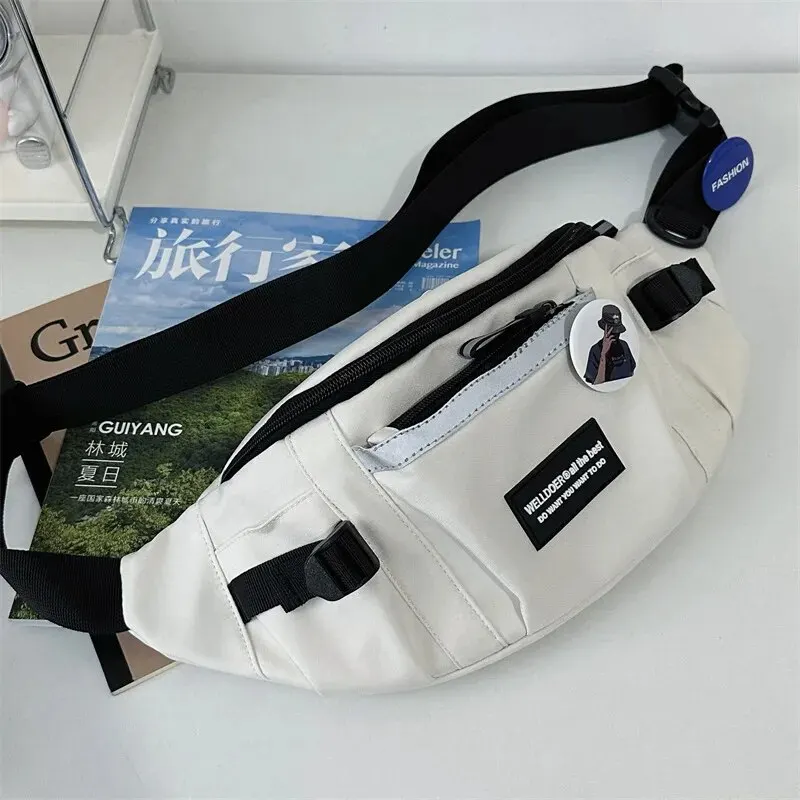 Japanese Harajuku Reflective Chest Bag Women and Men Waist Bag Collage Student Crossbody Bags Purses and Handbags BEST SELLERS Japanese Harajuku Reflective Chest Bag Women and Men Waist Bag Collage Student Crossbody Bags Purses and Handbags BEST SELLERS