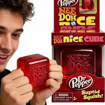 Super popular Schylling Needoh Nice Cube sensory toy, pinch and pressure reducing cube, squeezable Fidget pressure reducing limi 1