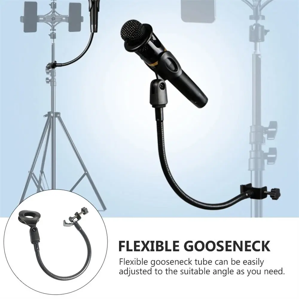 Clip mic clip clamp microphone holder stand replacement holder mic arm