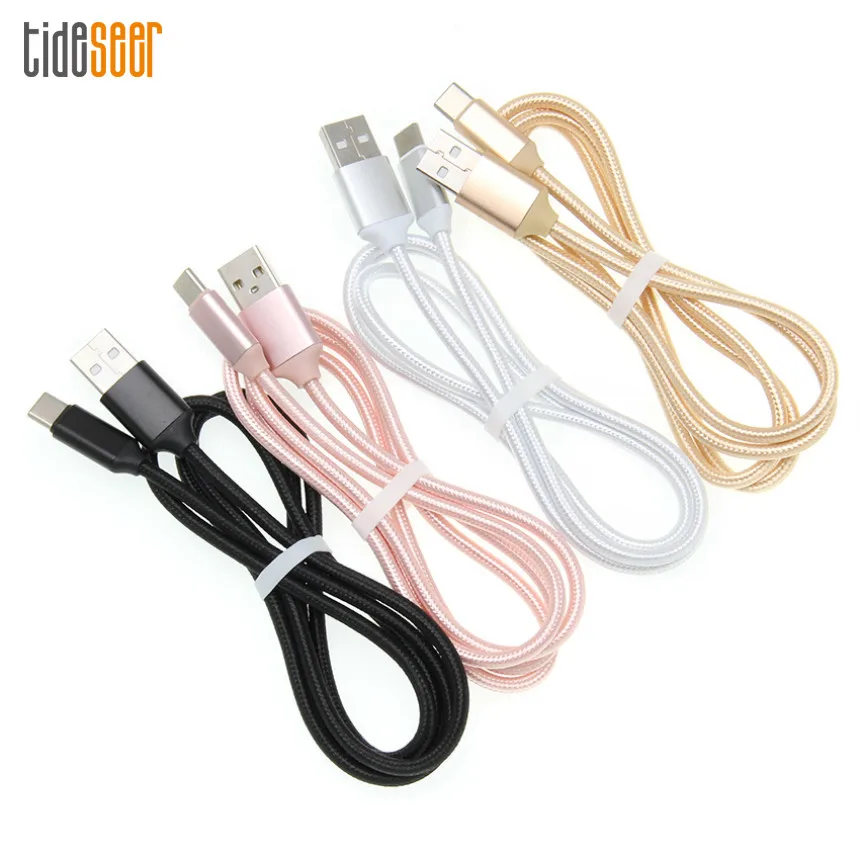 

100 шт., USB-кабель для быстрой зарядки и передачи данных, 25 см, 1 м