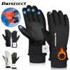 Winter Ski Gloves 3M Cold Resistant Sheep Waterproof Ten Fingers Touch Screen Gloves Thickened Anti-slip Riding Gloves Men Women 1