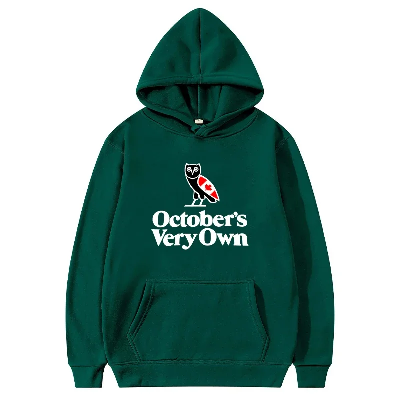 OVO Canada Heritage Hoodies Men Fashion October's Very Own Printed Sweatshirts Women Casual Harajuku Streetwear Hoody Pullovers