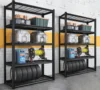 40" Wide Garage Storage Shelves Heavy Duty Shelving Unit 72" Tall Garage Shelving for Storage with 5 Tier Adjustable Metal Wire 1