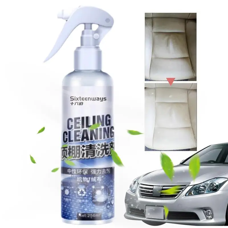 

Car Headliner Cleaner Car Upholstery Stain Remover 256ml All Surface Interior Cleaner All Purpose Interior Cleaner Auto Interior