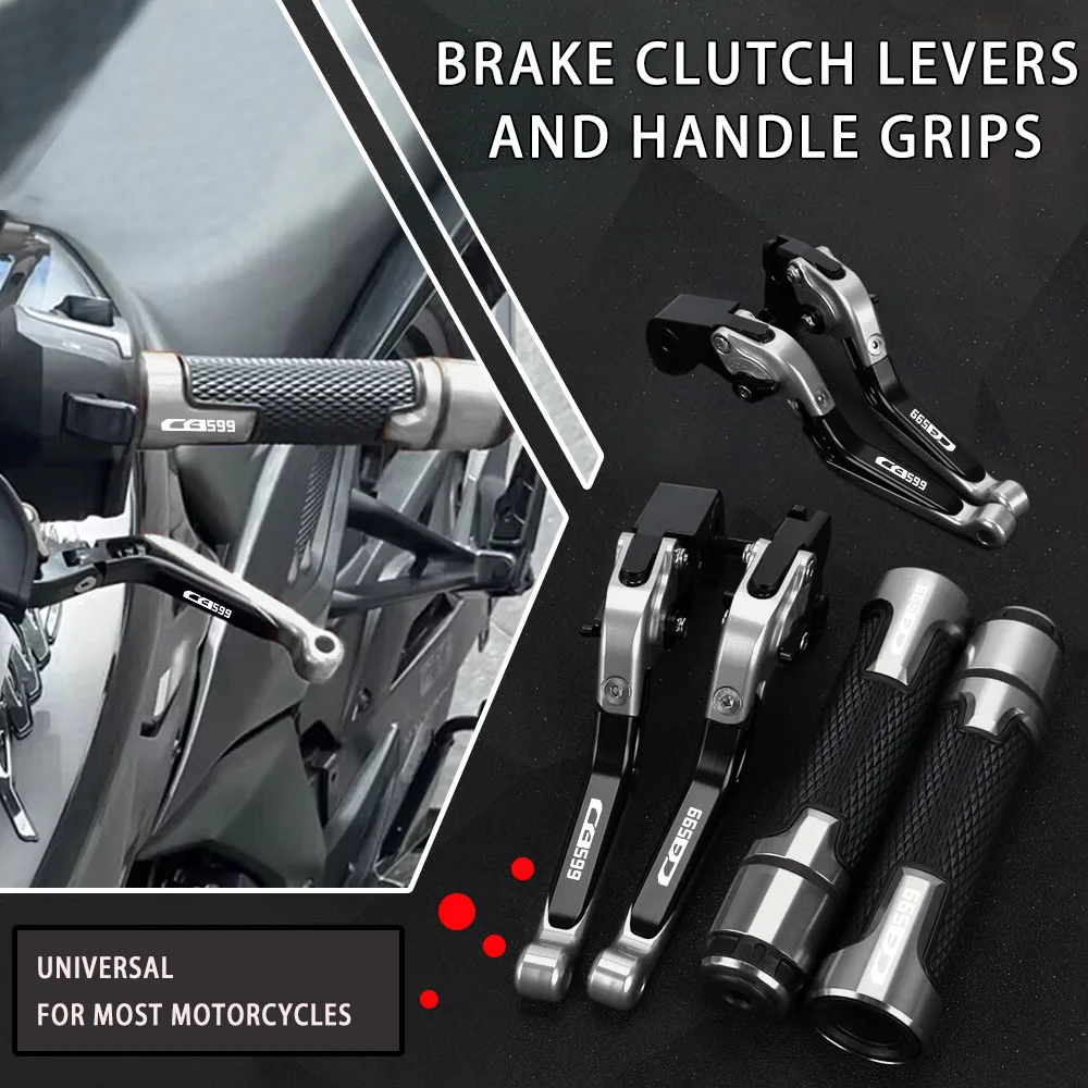 Poignées De Guidon De Moto Hon&da CB599 CB600F Pour Moto Hor&Net CB 600 F 1998-2006 2005 2004 2003 2002 2001 2000 1999