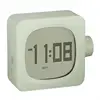 Cubic LED Digital Alarm Clock USB Chargeable Desk Clock with 2 Alarm Snoozes Function Countdown Timer for Sleep Training 4