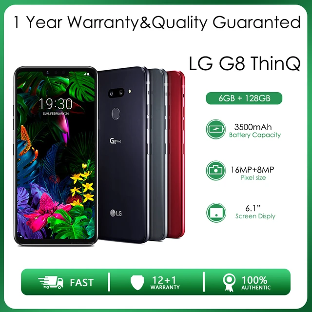 [1164] LG G8 ThinQ 128GB ブラック SIMフリー