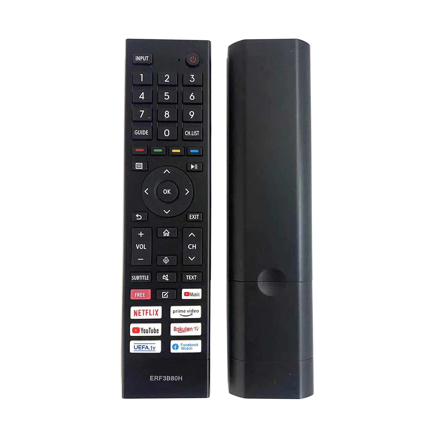 VINABTY ERF3A80 Telecomando Universale Di Ricambio Per TV Hisense (Serie A6G, A6GTUK, E76GQTUK)