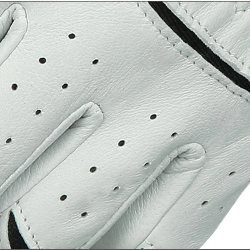 PGM Men Golf Gloves Kid White Cape Genuine Leather Sport Hand Glove Wear Breathable Skid-proof Single Left Right Handed ST025 4