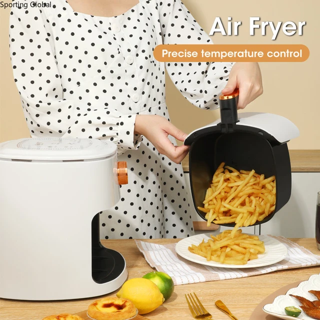 Freidora de aire eléctrica multifunción para el hogar, máquina de patatas  fritas sin aceite, 4L, 110V-240V - AliExpress