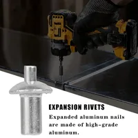 100x ค้อนไดรฟ์ขยาย Rivets Percussion ขยายอลูมิเนียมเล็บหัวเจาะ KNOCK ประเภทขนาดเล็กสกรูยึด 5