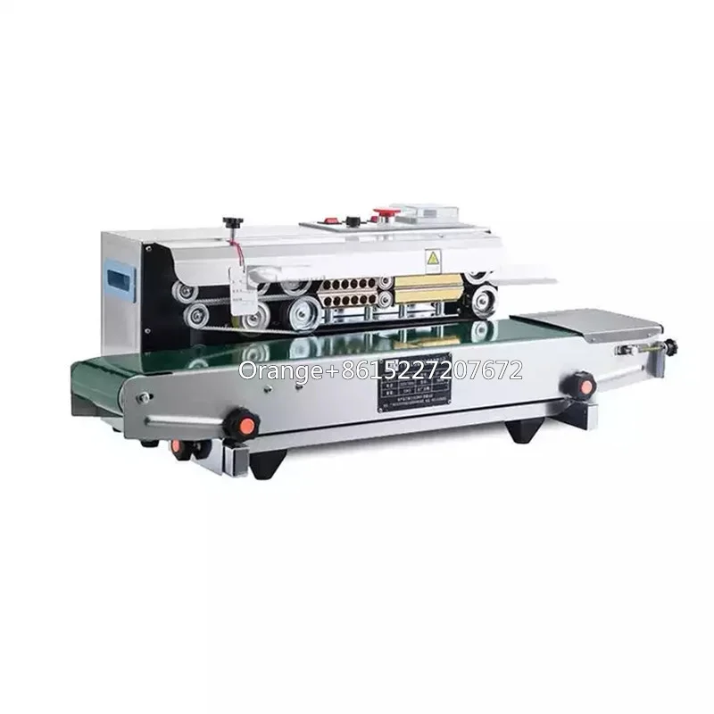 FR900 Automatic Band Plastic Bag Pouch Aluminum Foil Sealing Equipment Continuous Horizontal Sealer Machine 2