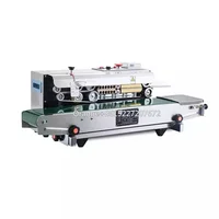 FR900 Automatic Band Plastic Bag Pouch Aluminum Foil Sealing Equipment Continuous Horizontal Sealer Machine 2