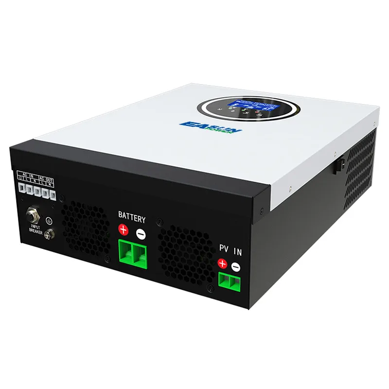 Easun Power Inverter Solare Ibrido A Onda Sinusoidale Pura Mppt 3000 Watt 24V 220V 3Kva 3Kw Inverter Ibrido