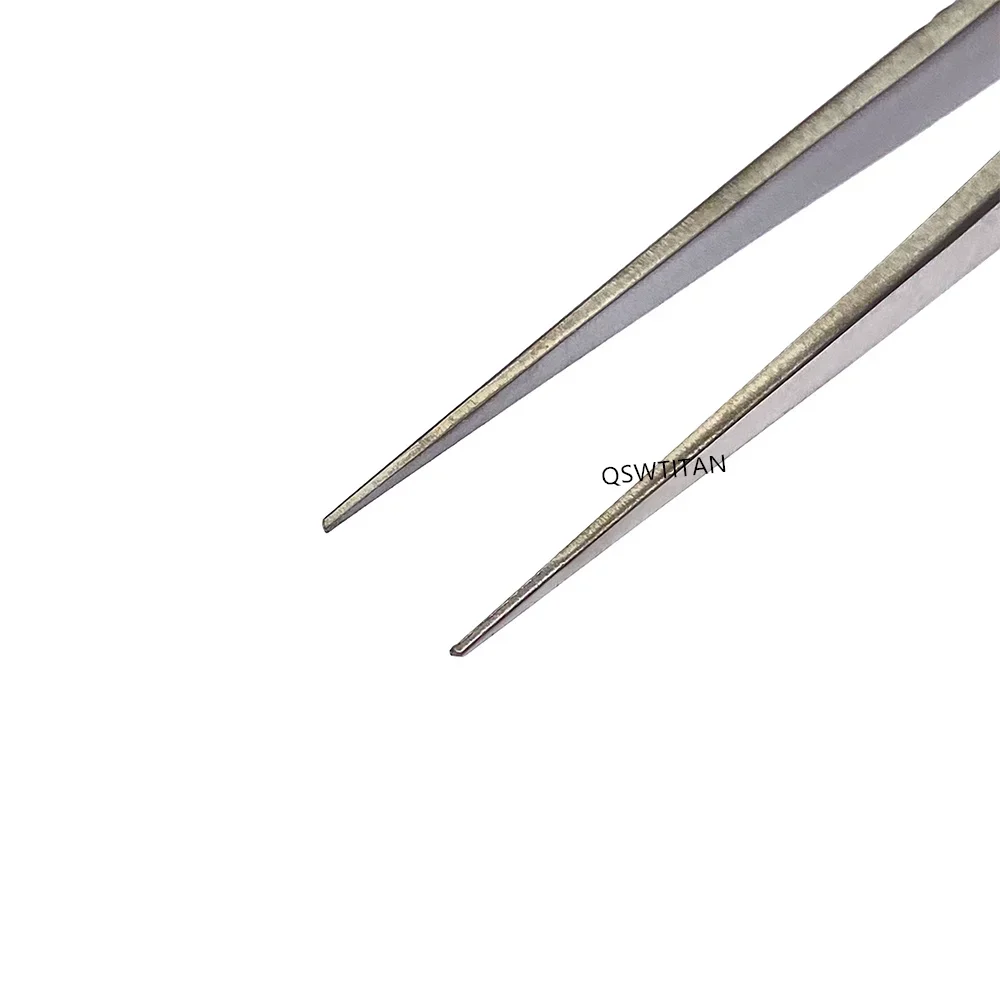 Teethed Tissue Forceps Tweezers Serrated Tips Stainless steel Plastic Eye Surgical Instrument Capsulorhexis Forceps Ophthalmic Tool Plastic Surgery Tool