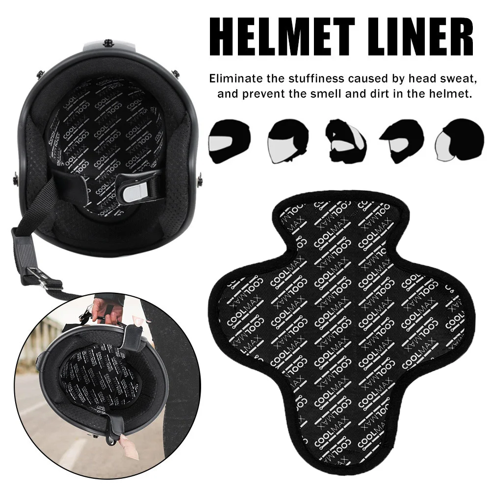 Motorcycle Helmet Insert Liner Cap Cushion Pad Quick drying Breathable