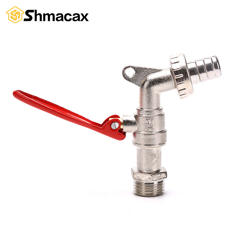 Garden Hose Faucet With Lock Water Tank Connector Replacement Tools 1/2 Inch Brass Wire Water Tap Lockable Faucet