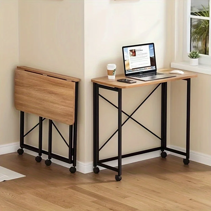 Folding desk, movable desk, home student computer writing desk computer desks folding desk table mesa para computador