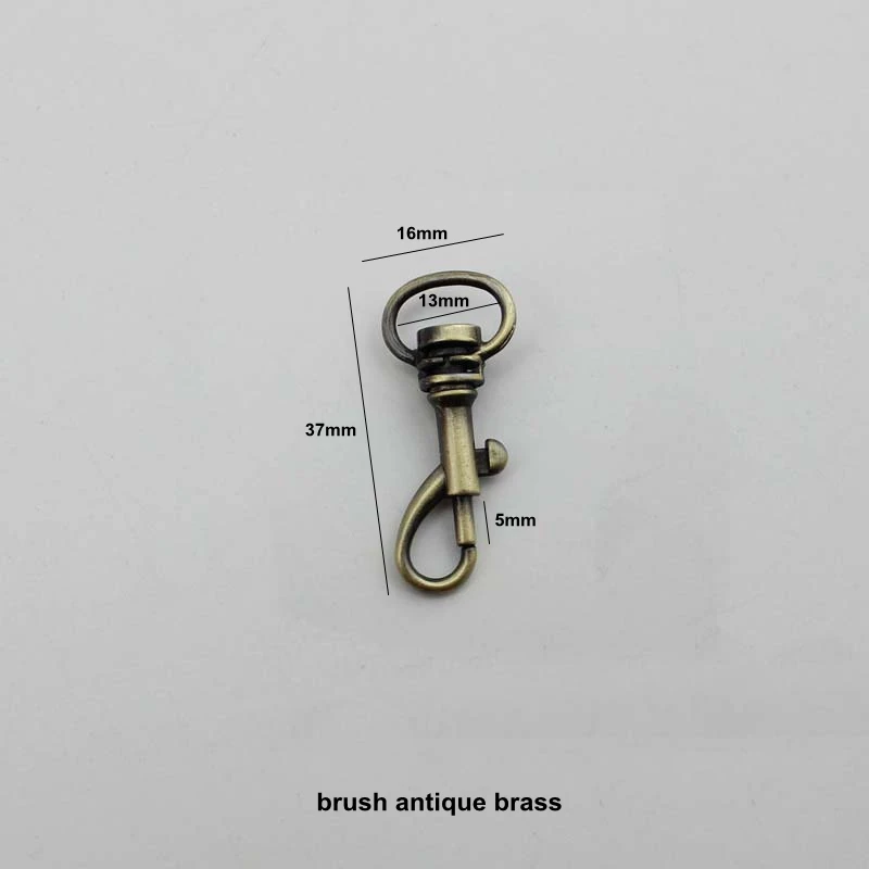 50pcs 37*16mm Stronger Swivel Clasps Clips Dog Leash Swivel Hook Snaphook Cord Hook Buckle Trigger Clips Snap  die casting