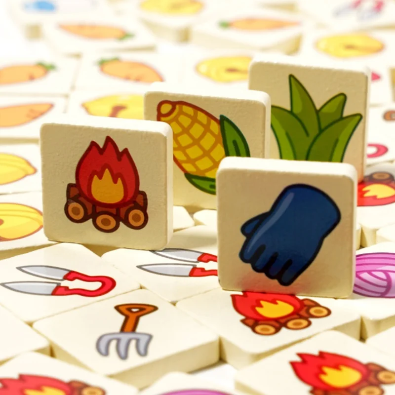 Giochi da tavolo, giochi di carte casuali, puzzle in legno, giochi di abilità con le pecore, giochi multigiocatore, interattivi genitore-figlio, per l'allenamento del pensiero, giocattoli di intrattenimento - immagine 5