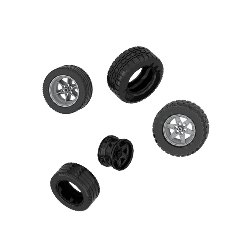 15038 Moc Technical Tire Wheel Hub Building Block Compatibile Car Truck Construction 44771 23798 56907 92912 54120 Land Rover