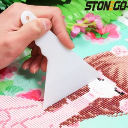 STONEGO Diamond Painting Corrector, Fixed Tool DIY Diamond Painting Cross Stitch Tool Manual Diamond Embroidery Accessories