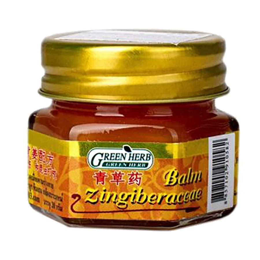 NVL balm with ginger (yellow) 20g/green herb compound Zingiber cassumunar Balm 20 g | Красота и здоровье