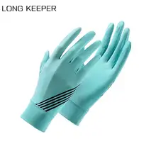 

Autumn Summer Thin Gloves Ice Silk Spring Riding Driving Black White Gloves Solid Color Training Sun Protection Handschuhe