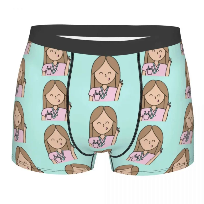 

Трусы-боксеры Мужские дышащие, модное нижнее белье для медсестер с проблем, с доктором, медсестрой