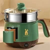 Mini Electric Multi Cookers Single/Double Layer Pot 1-2 People Household Non-stick Pan Hot Pot Rice Cooker Cooking Appliances 5
