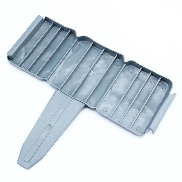 1 Db Kerti Kerítés Határ Menti Összecsukható Táj Szürke Narancssárga Virágkerítés Kert Szegény Gyep Utánzat Kő Földelő - Image 5