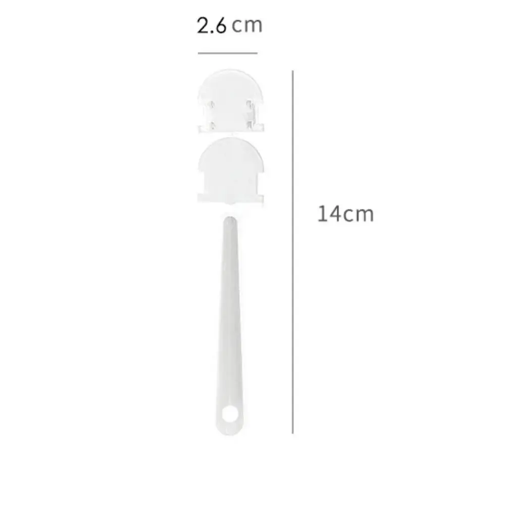Transparent Mini Fan Handle Portable Small Plastic Fan Handle Replacement DIY Accessories 10pcs mini fan