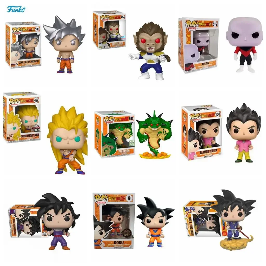 Funko Dragon Ball Dead Yamcha Porunga Super Saiyan Goku Golden Frieza Great Vegeta Vinyl Action Figure Giocattolo Da Collezione