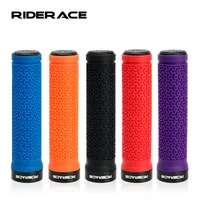 ידיות ידית אופניים MTB הרים רכיבה רכה כיסוי ידית נעילה חד צדדית גומי לא מחליק אביזרי רכיבה 1