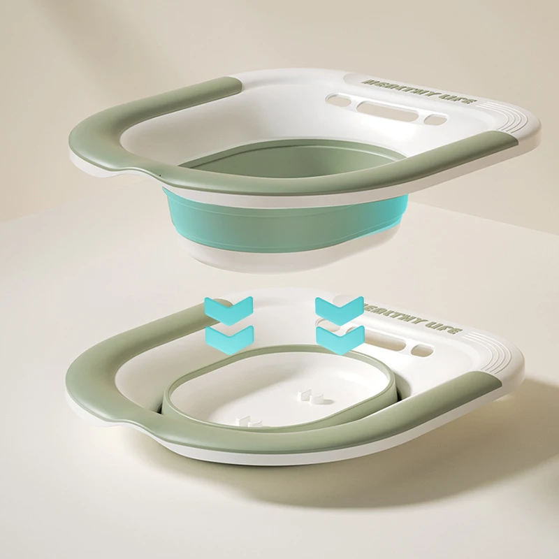 1pc multifunctional collapsible maternity washbasin squat-free maternity care basin soaking basin rinsing accessories toilet sitz bath basin