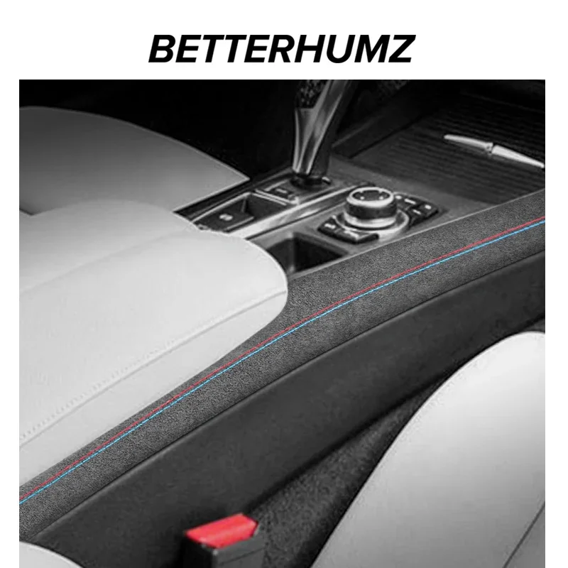 BMW E70 X5 2008-2013 Alcantara 자동차 인테리어 센터 콘솔 패널 사이드 트림 스트립 성능 스티커 액세서리로 제작