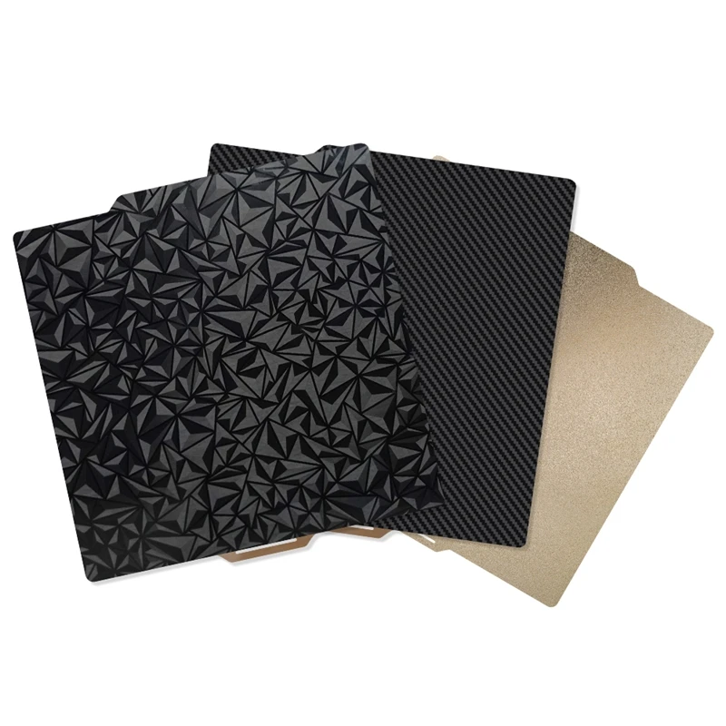 KINGROON 3D 프린터 빌드 플레이트 KLP1 PEI PEO PET 시트 220x220mm 양면 인쇄 다이아몬드 탄소 섬유(자기 베이스 옵션