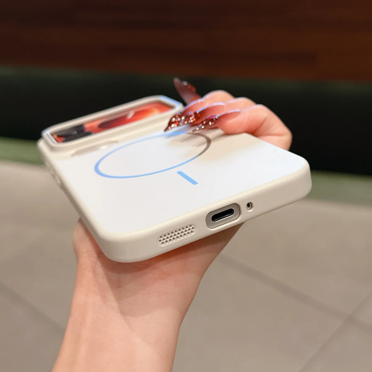 Matte Frosted Color Wireless Charging Magnetic Case