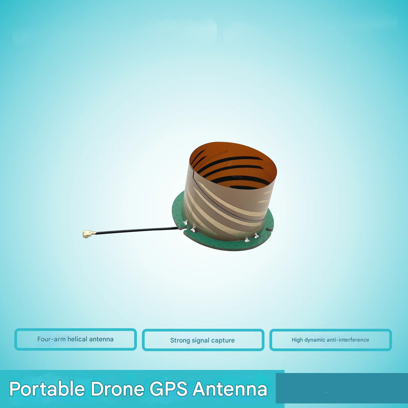 MEGSINE MAN1216Q35 RTK GNSS 쿼드리필라 헬릭스 안테나