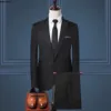 Korean-Style Western-Style Suits For Men Casual Business Professional Vest Pants Two-Piece Blazers Cross-Border Trade Fashion