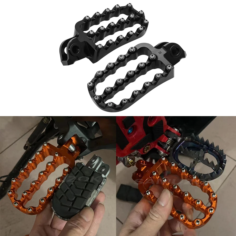 Enlarged Footrest Footpegs Foot Pegs Rest For Husqvarna 701 Enduro 701